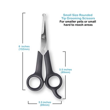 Durable Pet Grooming Scissors Set for Safe Trimming