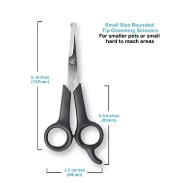 Durable Pet Grooming Scissors Set for Safe Trimming