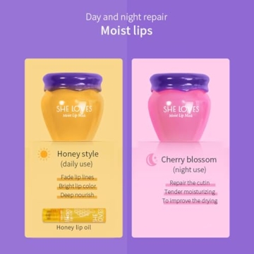 2PCS Overnight Lip Mask Set for Hydration and Repair