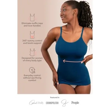 Shapermint Womens Tops - Scoop Neck Cami Body Shaper for Women, Shapewear Tummy Control, Camisole Ta...