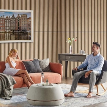 SOCBAZZAR Wood Slat Acoustic Panels for Wall and Ceiling