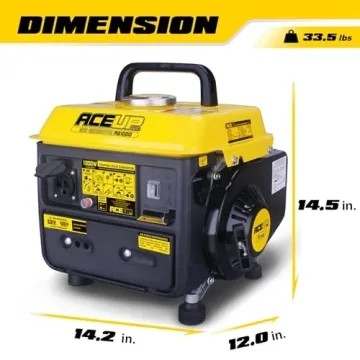 Aceup Portable 1,000W Generator for Camping & Home Power