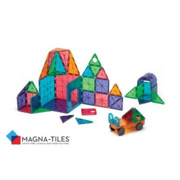 MAGNA-TILES 48-Piece Magnetic Construction Set for Kids