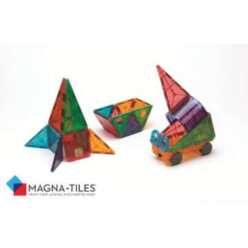 MAGNA-TILES 48-Piece Magnetic Construction Set for Kids