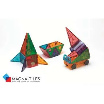 MAGNA-TILES 48-Piece Magnetic Construction Set for Kids