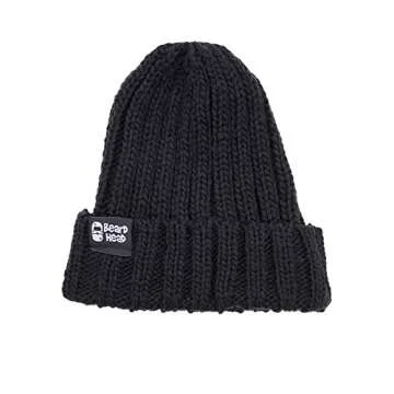 Beard Head Barbarian Beanie - Handmade Winter Hat with Beard - Unique Gift