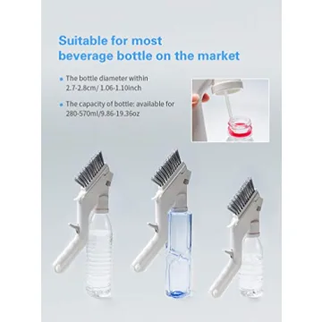 5Pcs Versatile Water Spray Cleaning Brush for Home Use