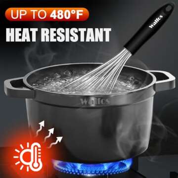 Buy Walfos Stainless Steel Whisk Set - 3 Sizes for Mixing