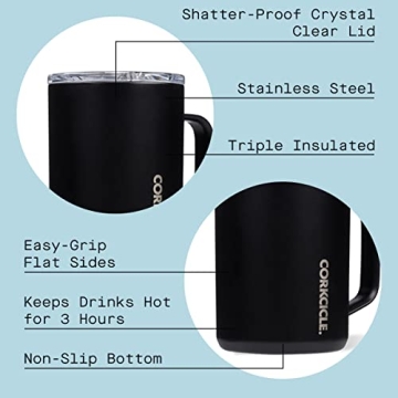 Corkcicle Insulated Coffee Mug - Hot Drinks Anywhere