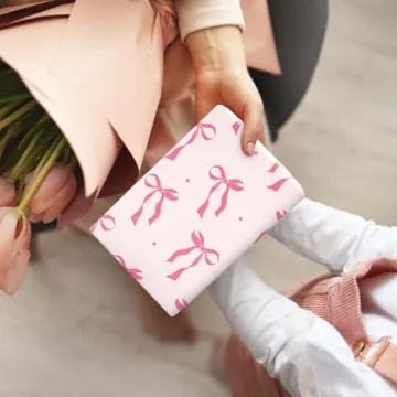 Cute Pink Bow Wrapping Paper for All Occasions