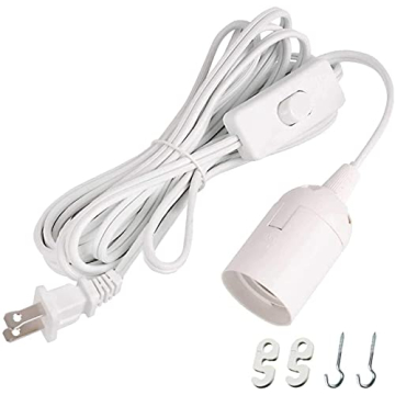 Simple Deluxe 360W 15ft Extension Lamp Cord for Lighting