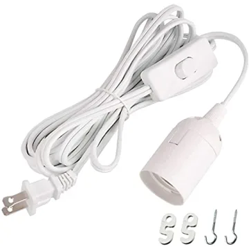 Simple Deluxe 360W 15ft Extension Lamp Cord for Lighting