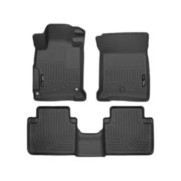 Husky Liners Weatherbeater Floor Mats | Fits 2013 - 2017 Honda Accord Sedan | Front & 2nd Row, 3-pc ...