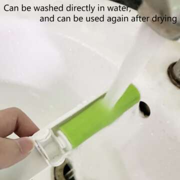 Quaocens 3-Pack of Reusable Lint Rollers, 3 Colors Foldable Mini Lint Roller, Small and Portable to Easily Remove Lint Hair Dust and Pet Hair(Blue, Green, Pink)