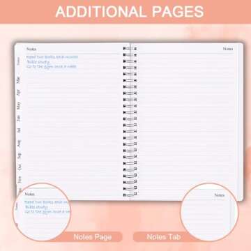 2025 Planner - Weekly & Monthly Organizer with Tabs