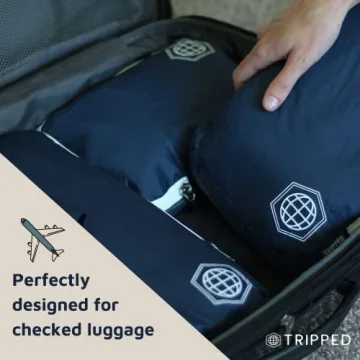 Large Compression Packing Cubes for Travel - 7 Piece Set