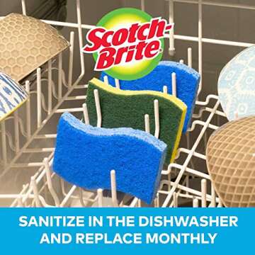 Scotch-Brite 21 Pack Non-Scratch Scrub Sponges for Kitchens