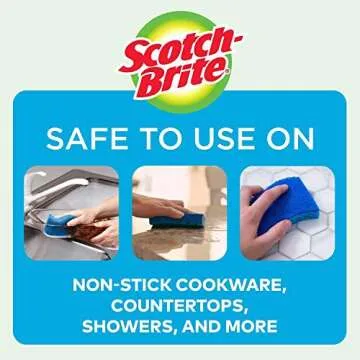 Scotch-Brite 21 Pack Non-Scratch Scrub Sponges for Kitchens