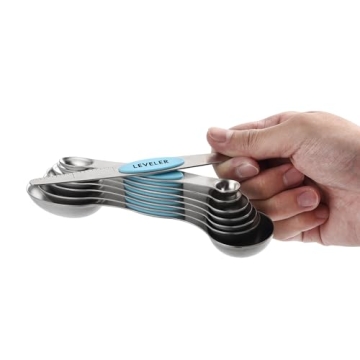 Magnetic Measuring Spoons Set of 8 - Perfect for Any Chef