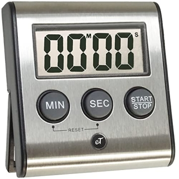Elegant Digital Kitchen Timer with Loud Alarm and Large Display