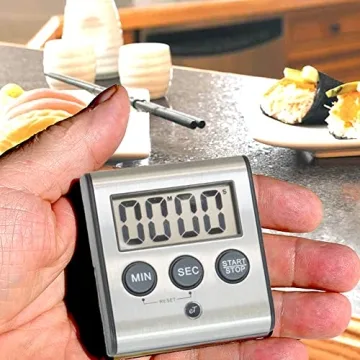Elegant Digital Kitchen Timer with Loud Alarm and Large Display