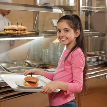 Vibrant Uiifan Serving Trays - 20 Pcs Durable Plastic