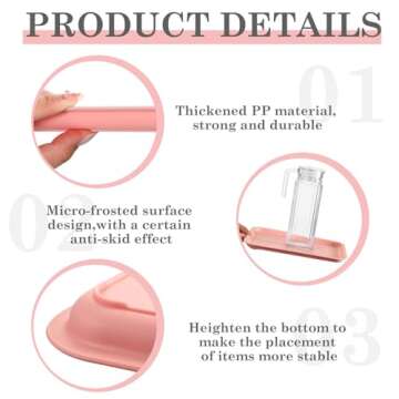 Uiifan 20 Pcs Thicken Plastic Fast Food Serving Tray Bulk Cafeteria Food Trays Rectangular Serving Trays for Kitchen Hotel, School Lunch Restaurant Meal Trays for Party(Large,Brilliant Colors)