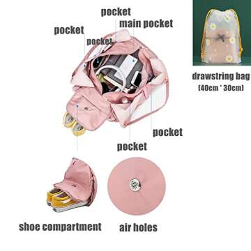 Versatile Waterproof Sports Gym Bag for All Activities