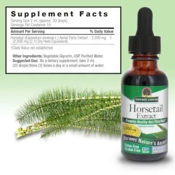 Nature's Answer Horsetail Extract for Hair, Skin & Nails