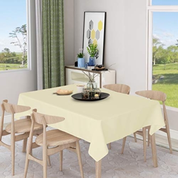 Sancua 54" Square Tablecloth: Stain & Wrinkle Resistant