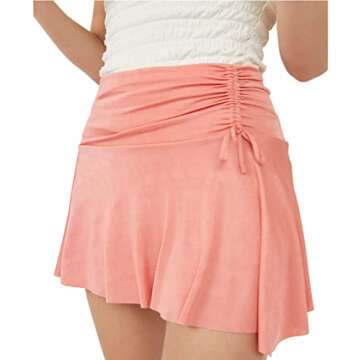 Free People Who's That Miniskirt Burnt Coral MD (Women's 8-10)