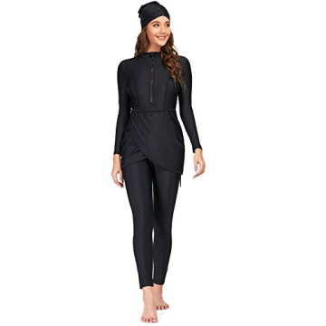 Seafanny Women's Muslim Swimwear Long Sleeve Burkini Modest Swimsuit