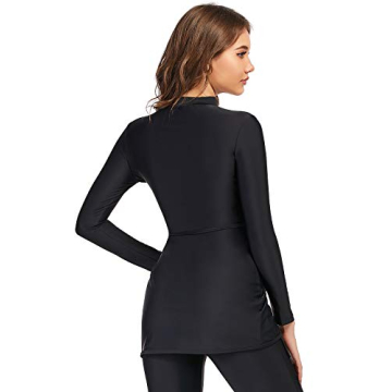 Seafanny Women's Muslim Swimwear Long Sleeve Burkini Modest Swimsuit