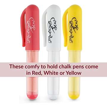 Madam Sew Fabric Chalk Markers for Precise Marking