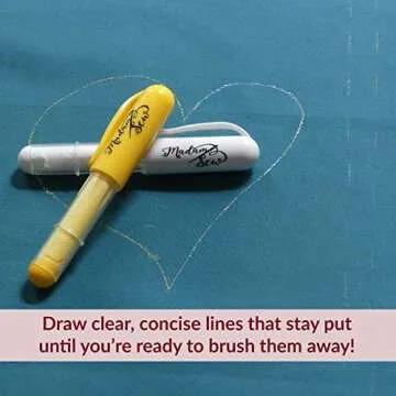 Madam Sew Fabric Chalk Markers for Precise Marking