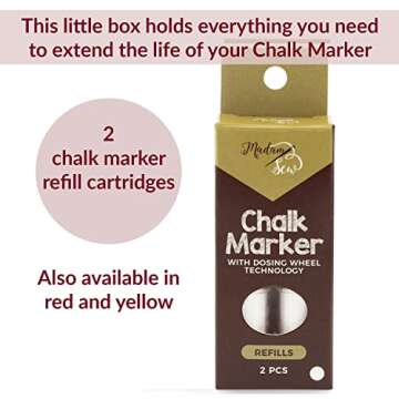 Madam Sew Fabric Chalk Markers for Precise Marking