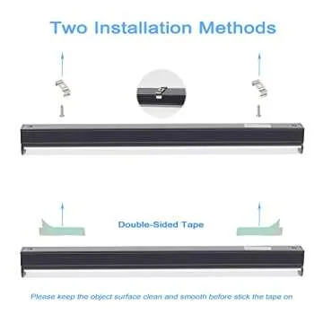 GREENIC Led Black Light Bar, 10W 1ft USB UV Blacklight Tube, Glow in The Dark Party Supplies for Halloween Decorations, Room, Body Paint, Poster, Urine Detection, 2 Pack