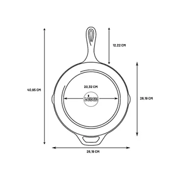 Lodge 10.25" Cast Iron Skillet - Pre-Seasoned & Versatile