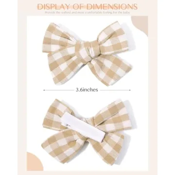 Shop Cute 20PCS Baby Girls Linen Hair Bows Clips