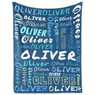 PUREFLY Personalized Blankets - Custom Fleece Throws for All Ages