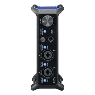 Zoom UAC-232 Audio Converter with 32-Bit Float, Audio Interface,2 XLR/TRS Combo Inputs, Headphone Outputs, 192 kHz Sample Rate, For Music & Streaming