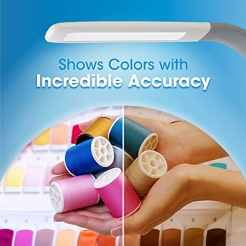 OttLite LED Lamp with Bladeless Fan - Bright & Versatile