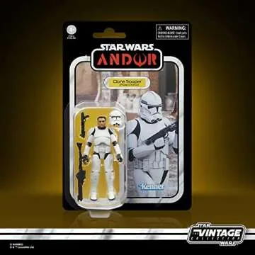 STAR WARS The Vintage Collection Phase II Clone Trooper Andor 3.75-Inch Collectible Action Figures, ...