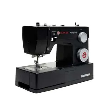 SINGER® Sterling Edition Heavy Duty 4432 Sewing Machine with Accessory Kit | Strong Motor with Enhanced Piercing Power, 110 Stitch Applications, Full Metal frame & 1-step Buttonhole