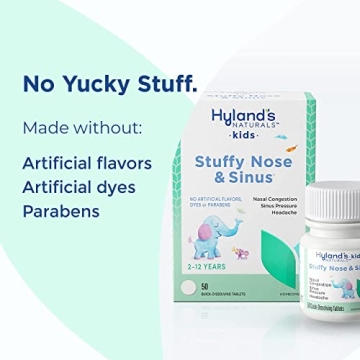 Natural Kids Stuffy Nose & Sinus Relief Tablets - Hyland's