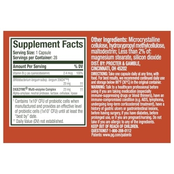 Align Probiotic for Digestive Health Bloating Relief