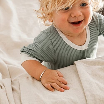 Custom 16k Gold Plated Baby Name Bracelet Gift