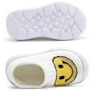 MORENDL Toddler Sock Shoes Baby Walking Shoes Infant Slippers Boys & Girls Non-Slip Sneakers