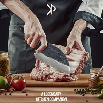 Professional Handmade Meat Cleaver Knife for Home Chefs