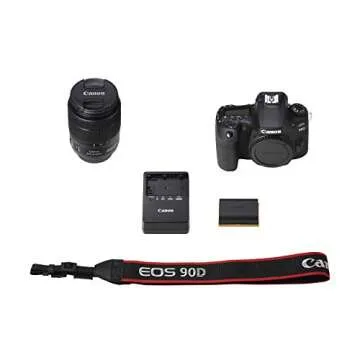 Canon EOS 90D Digital SLR Camera with 18-135 is USM Lens (Renewed)